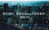 国外爆料：黄金网站app的奇异事件 · 国际395