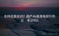 支持还是反对？国产4k高清电视引热议 · 争议905