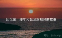 回忆录：那年和张津瑜视频的故事